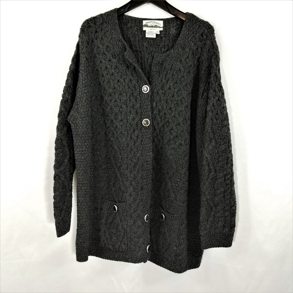 Aran Crafts Sweaters - Aran Crafts Ireland Sweater Merino Wool Cable Knit